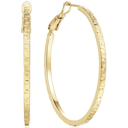 Trendy Square-edge Hoops Earring