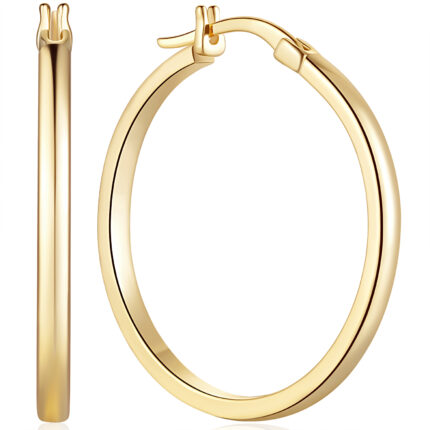 Lightweight Large Hoops Earring